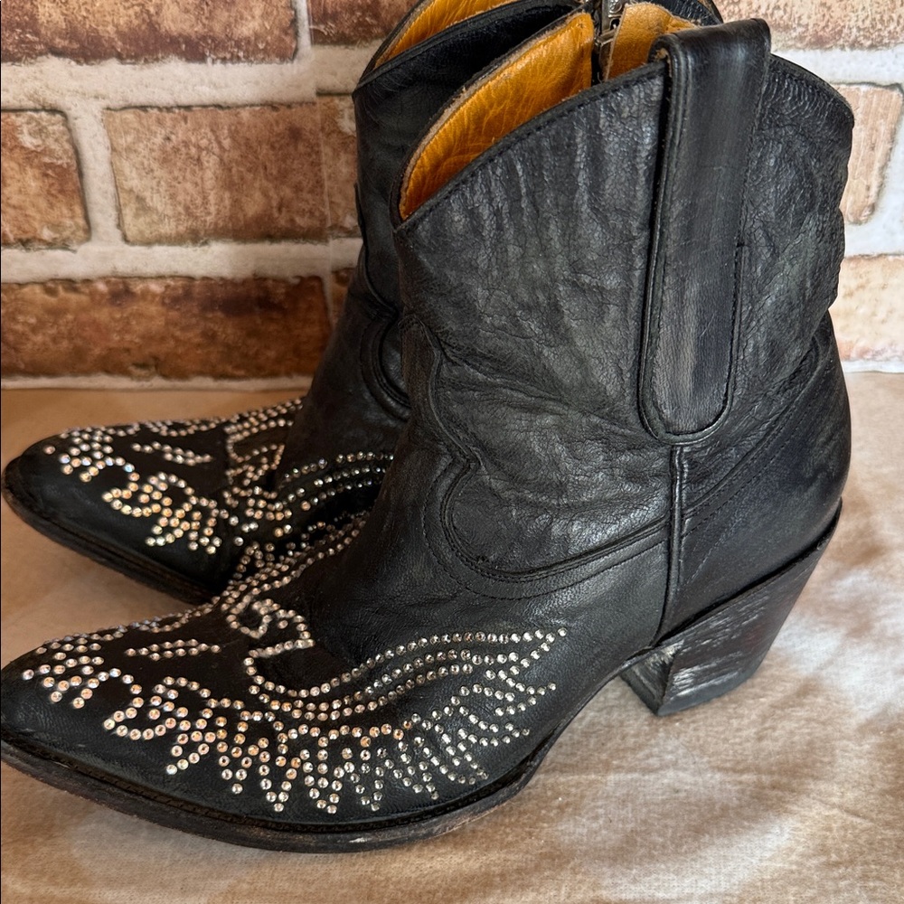 Old Gringo Black Rhinestone Western Boots